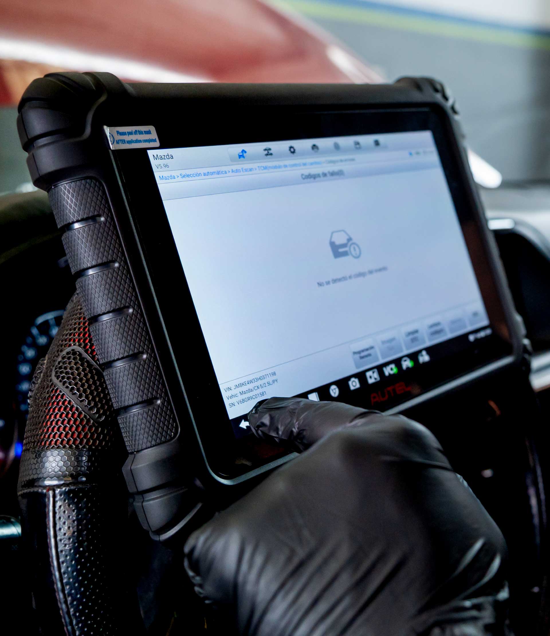 Escaneo y diagnóstico electrónico